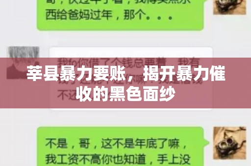 莘县暴力要账，揭开暴力催收的黑色面纱