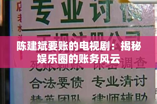 陈建斌要账的电视剧：揭秘娱乐圈的账务风云