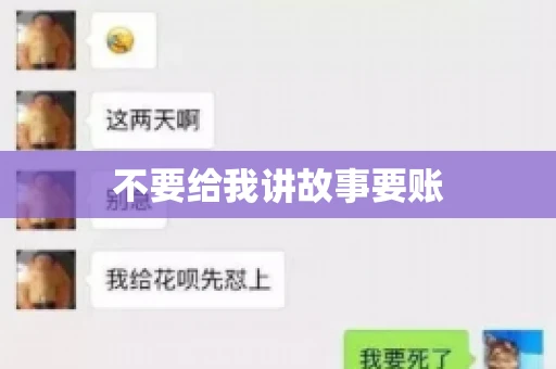 不要给我讲故事要账